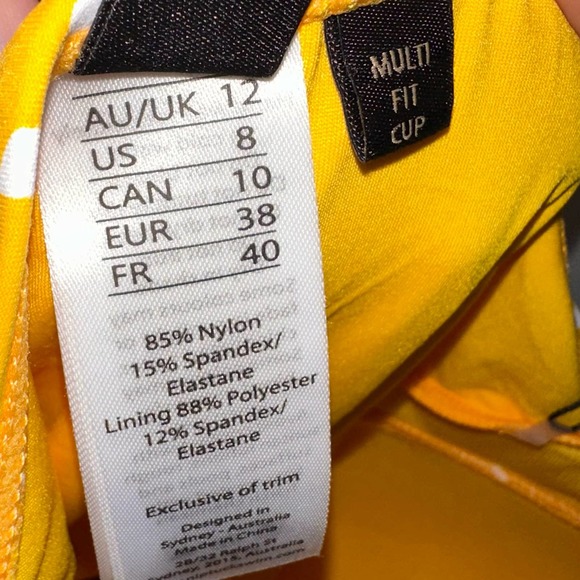 SOLD 💕NWT Niptuck Swim Yellow Polka Dot Slimming Joanne One Piece Swimsuit - Picture 8 of 15